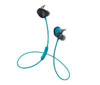 SoundSport® wireless headphones in Blue front view SoundSport® wireless headphones in Blue front view
